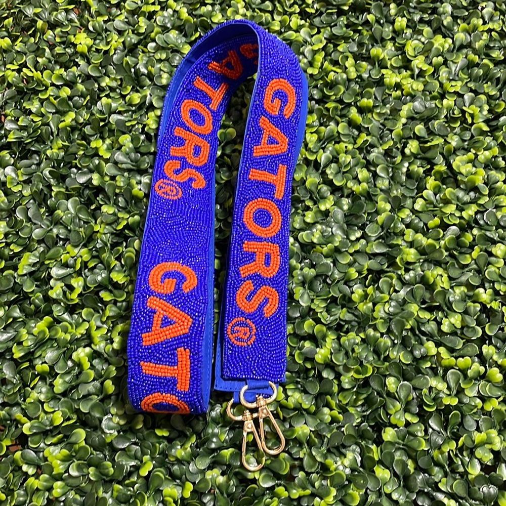 💙🧡 RESTOCK!! University of Florida GATORS Beaded Purse Strap